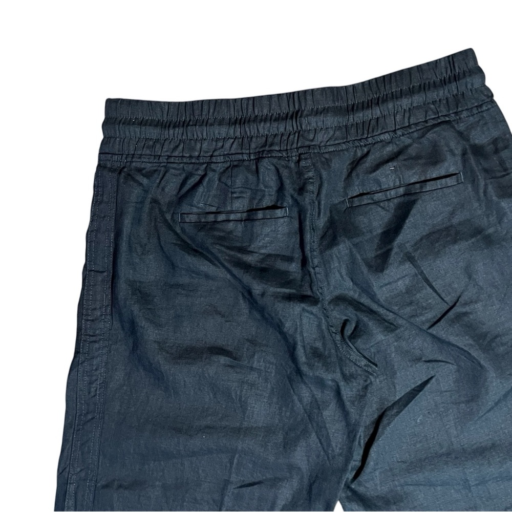 ATHLETA Women’s Black Wide Leg Cabo Linen Pants Size 10 - Picture 8 of 9